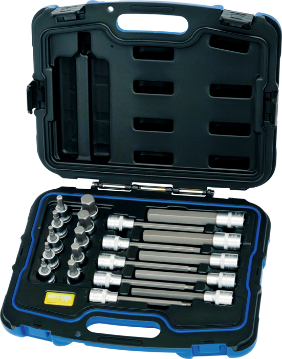 Screwdriver socket set, 20 pcs. HEYCO Qualitätswerkzeuge